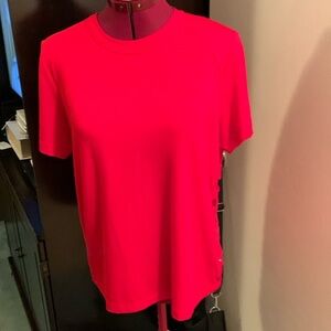 Alexis Blouse with short sleeves and a lace back NWOT